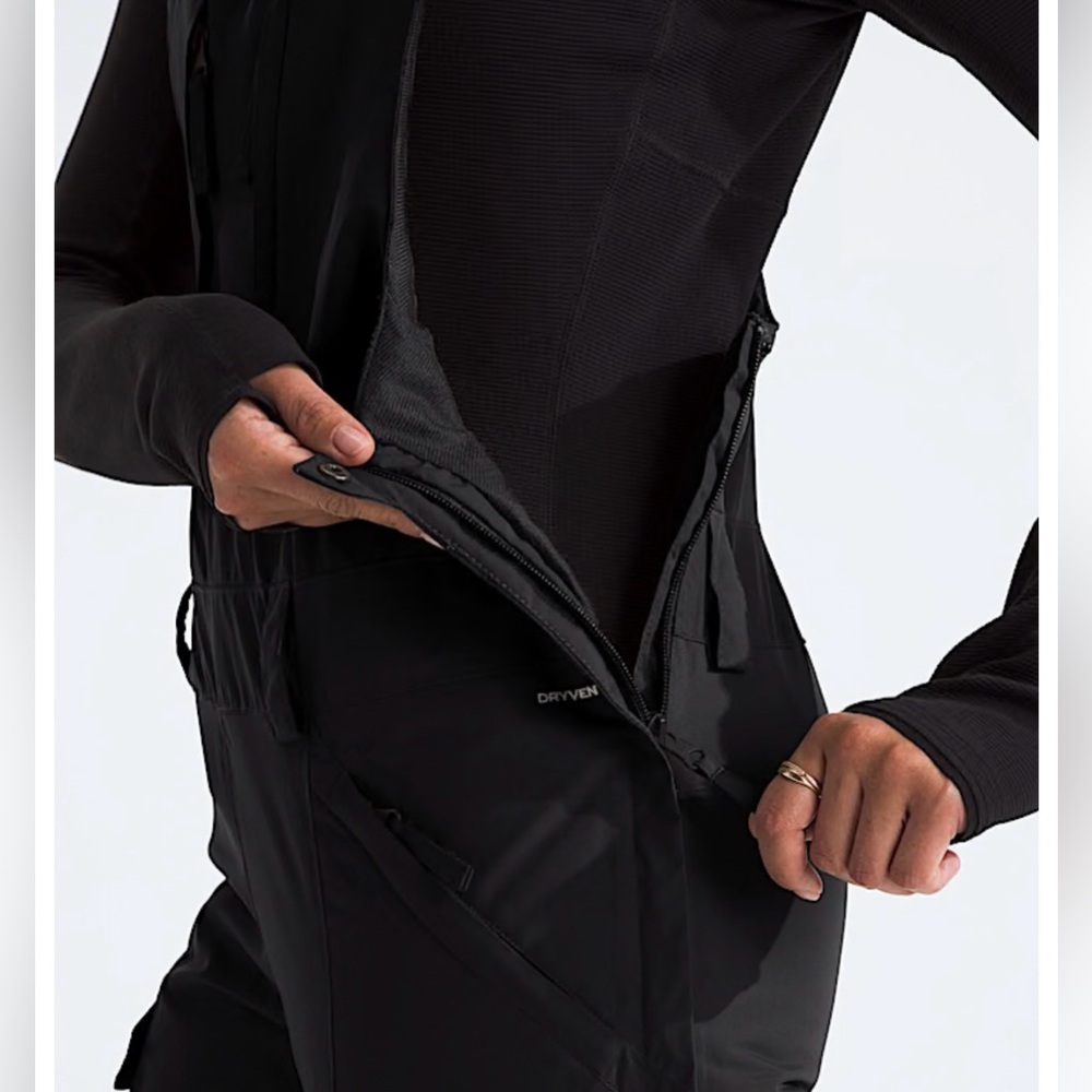 NEW The North Face Freedom Insulated Bib Snow Pants Black sz XL - Picture 2 of 7
